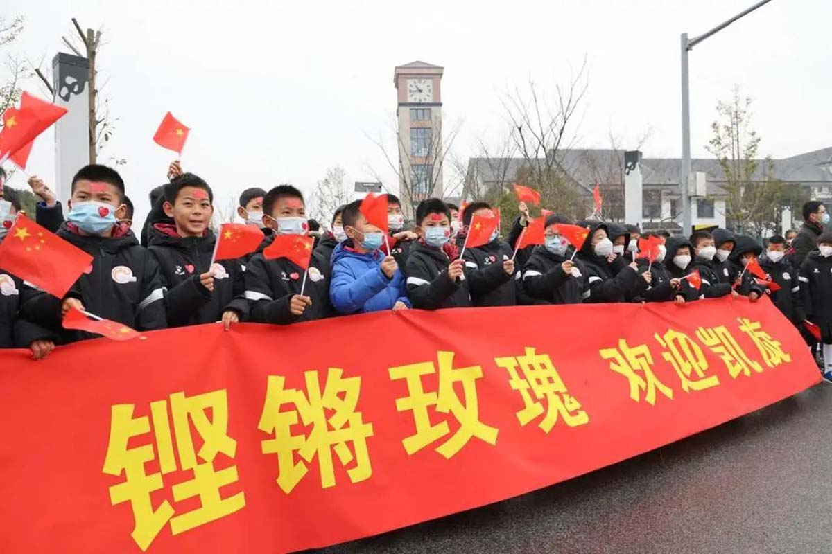 女足姑娘们来太湖啦！